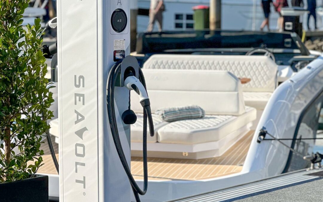 Australia’s First Electric Boat Fast Charger Powers Up at The Quays Marina